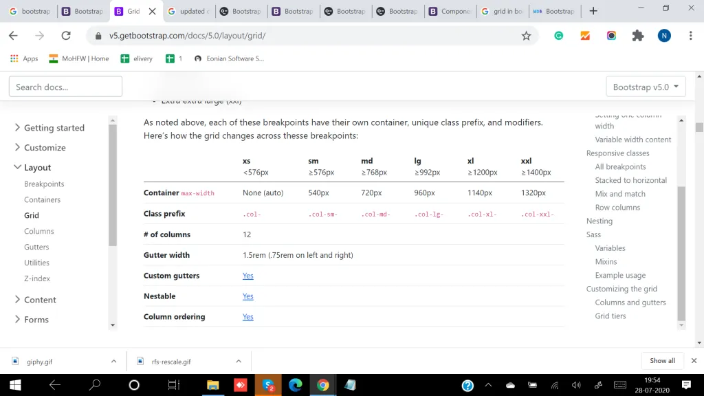 Enhanced Grid system
