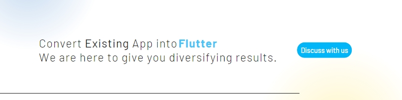 convert existing app to flutter